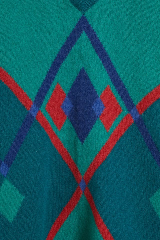 Urban Renewal Vintage Argyle Knit Jumper #3