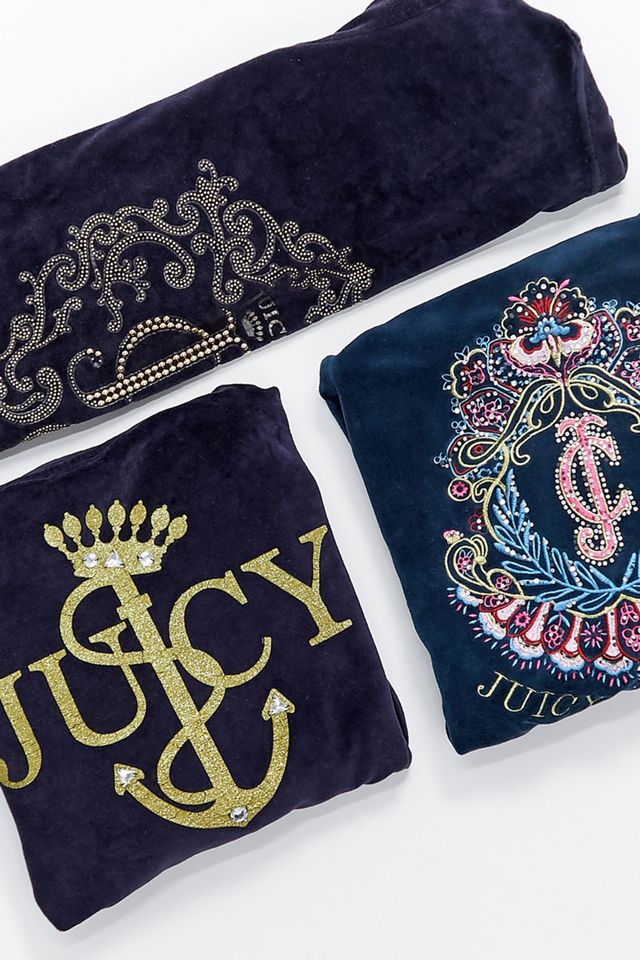 Urban Renewal Vintage Navy Juicy Couture Hoodie | Urban Outfitters UK