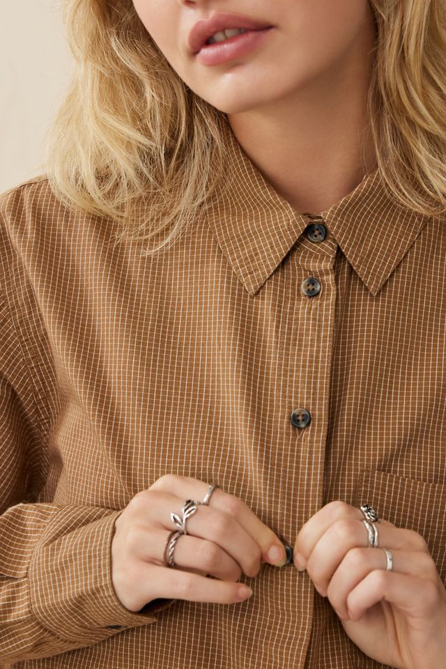 Archive At UO Mini Check Shirt #1