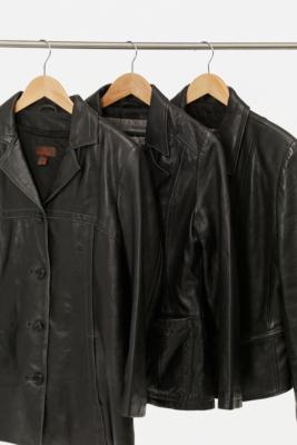 leather blazer vintage