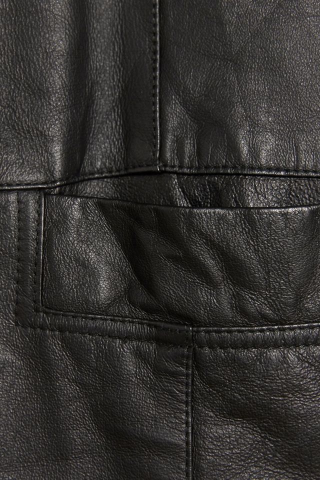 Urban Renewal Vintage - Trench en cuir noir #3