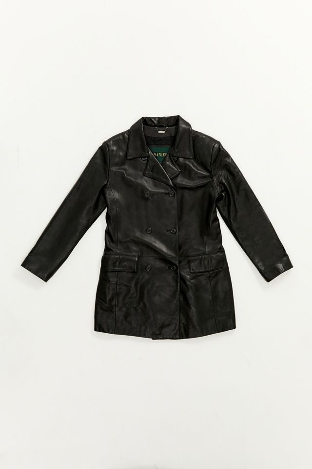 Urban Renewal Vintage Leather Three-Quarter Length Jacket #1