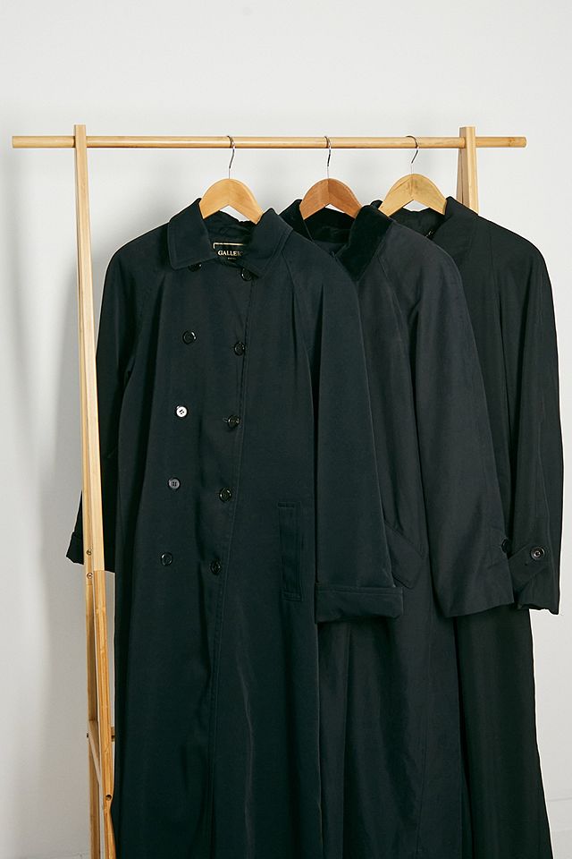 Urban Renewal Vintage Black Trench Coat