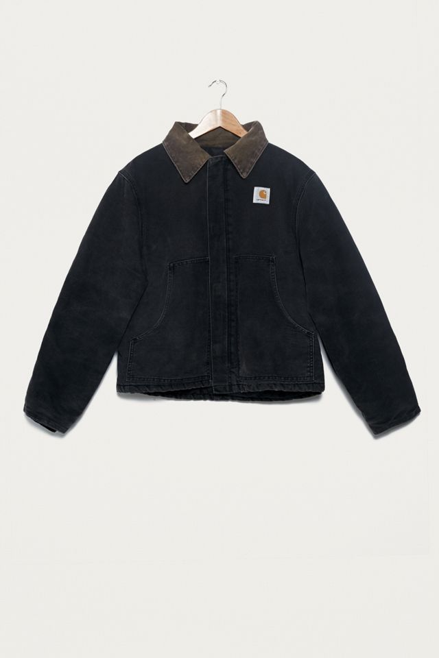 Urban Renewal Vintage Chaqueta de campo carhartt negra única en su tipo  #1