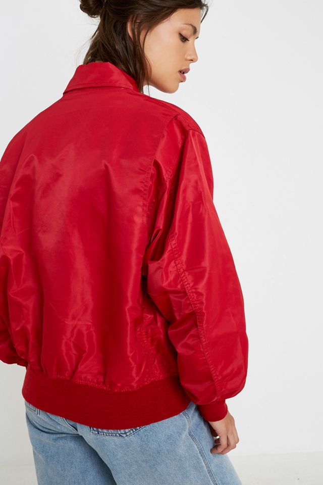 Urban Renewal Salvaged Deadstock Red Unlined CWU Jacket #3