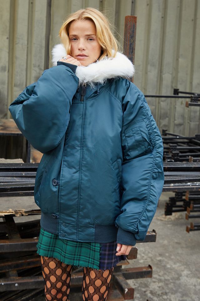 Urban Renewal Salvaged Deadstock - Parka bleu marine #7