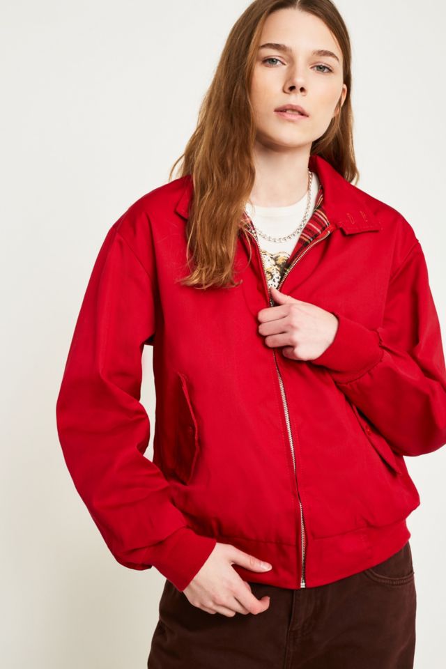 Red hot sale harrington jacket