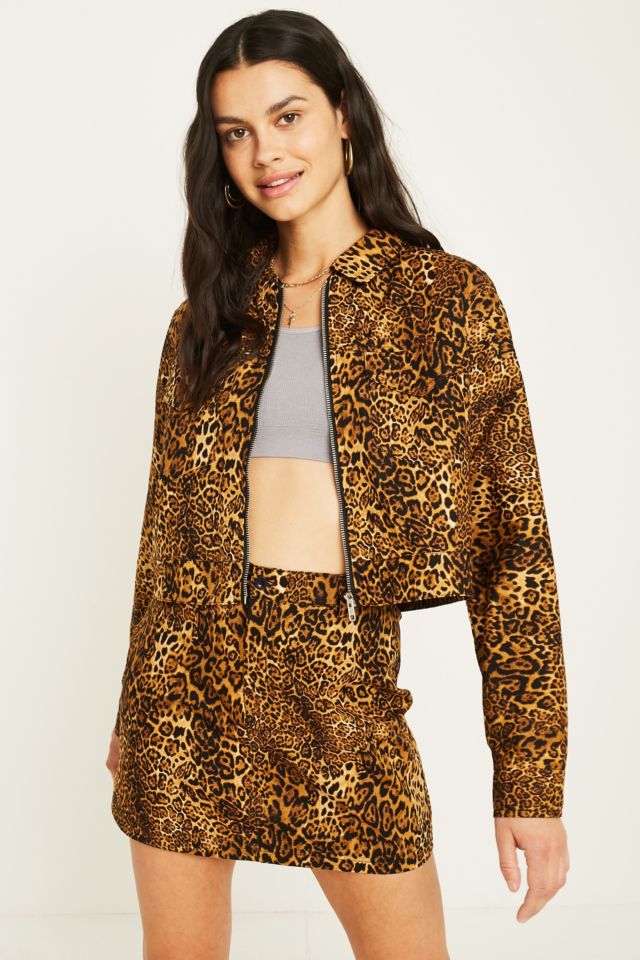 Urban outfitters 2024 leopard jacket