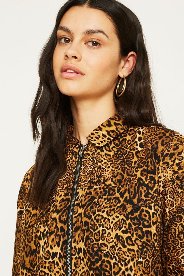 Urban Renewal Vintage Remnants Leopard  Pint Jacket  #1