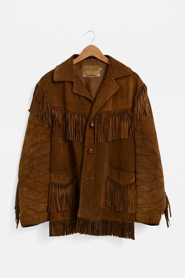 Urban Renewal One-Of-A-Kind Suede Fringe Jacket