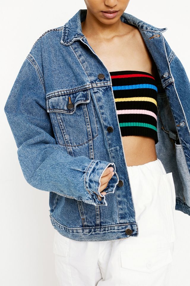 Urban Renewal Vintage Denim Trucker Jacket #1