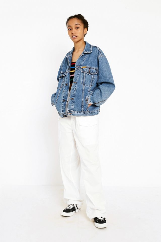 Urban Renewal Vintage Denim Trucker Jacket #2