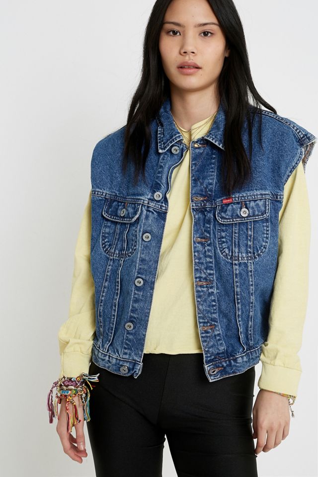 Radiology Centers Veste Jean Noir Sans Manche Urban Renewal