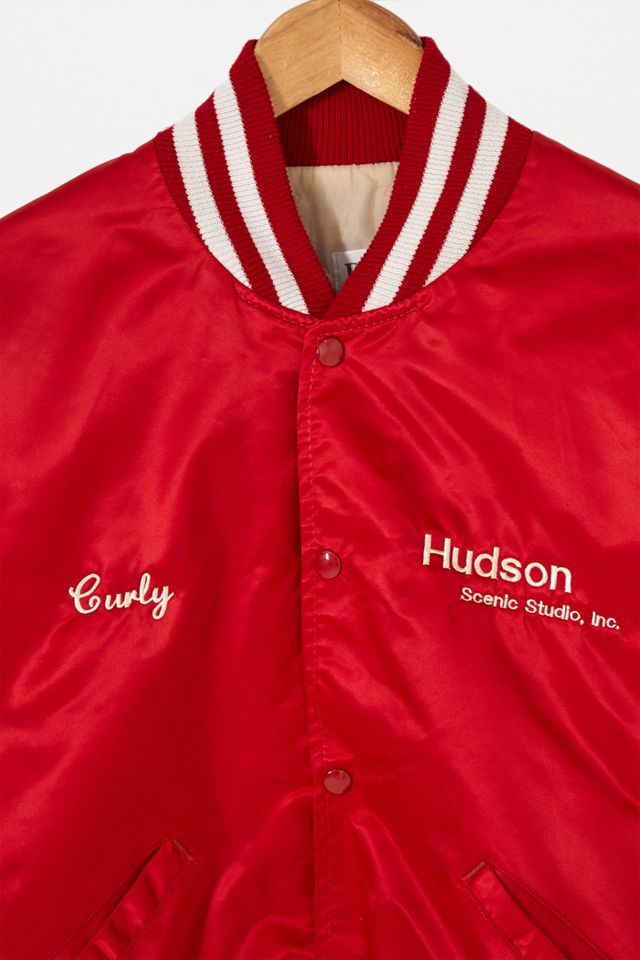 Urban Renewal Vintage Red Bomber Jacket #2