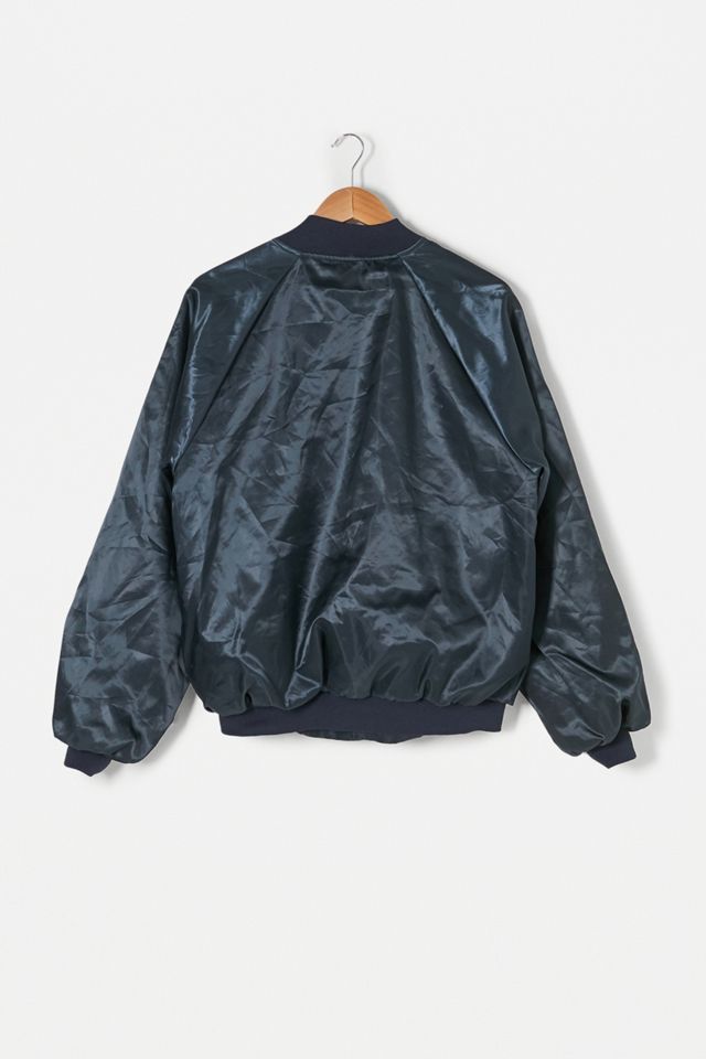 Urban Renewal Vintage Navy Varsity Jacket #2