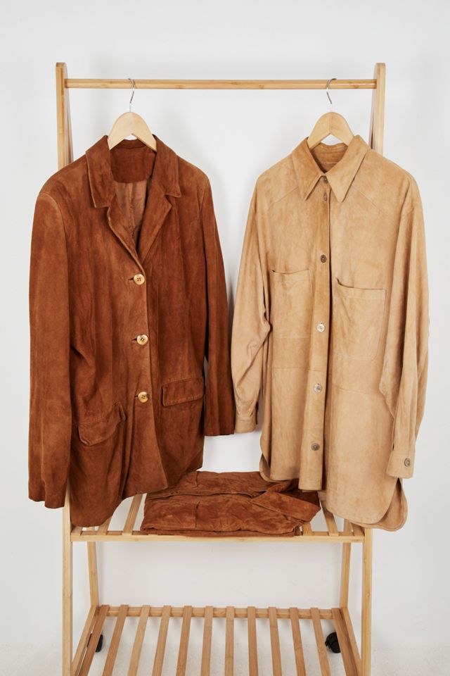 Urban Renewal Vintage Tan Suede Shacket #3