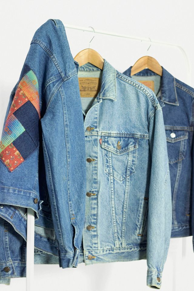 Urban Renewal Remade From Vintage Levi’s Patchwork Jacket #2