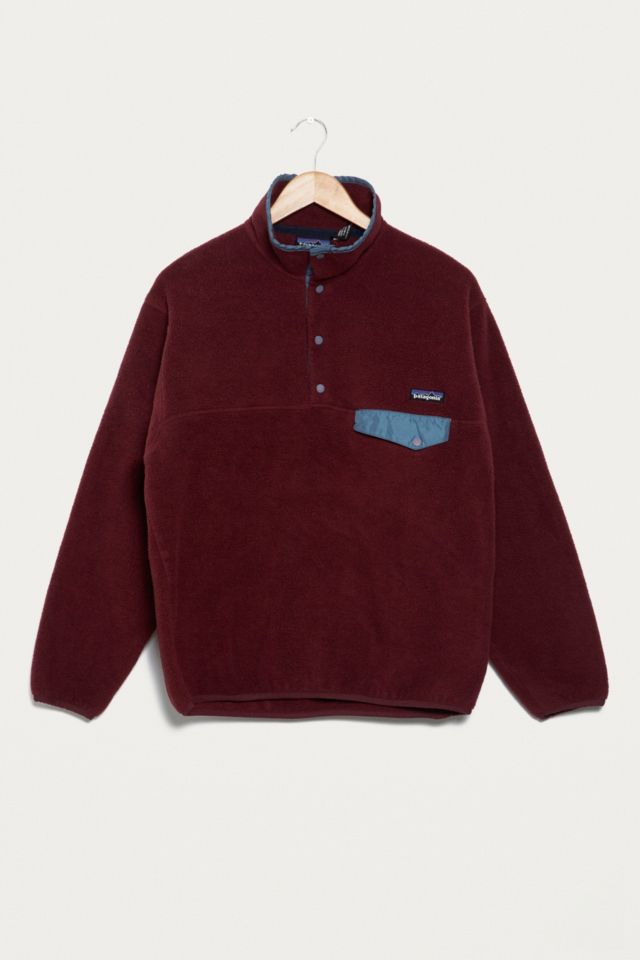 Maroon store patagonia fleece