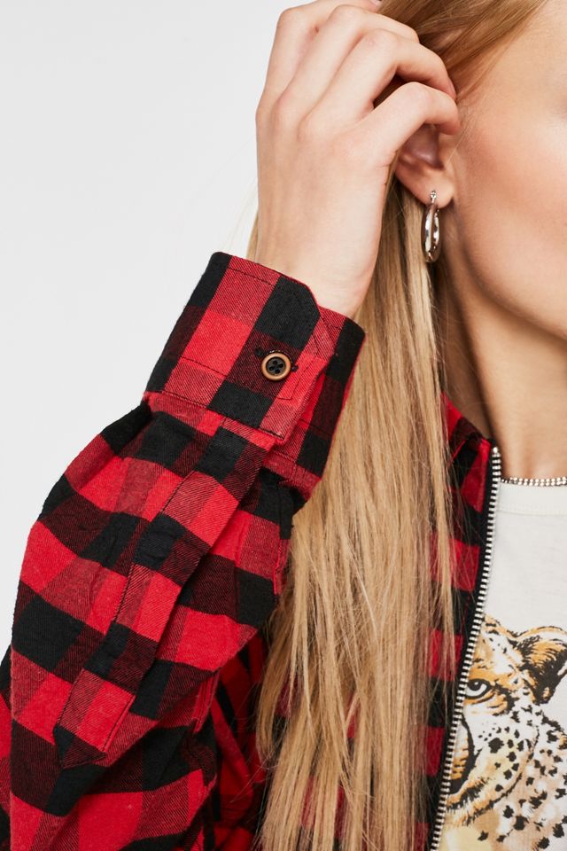 Urban Renewal Vintage Remnants Buffalo Plaid Zip-Through Jacket #2