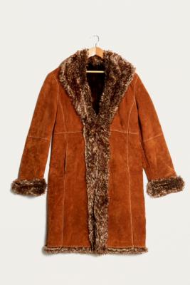 sheepskin coat urban outfitters