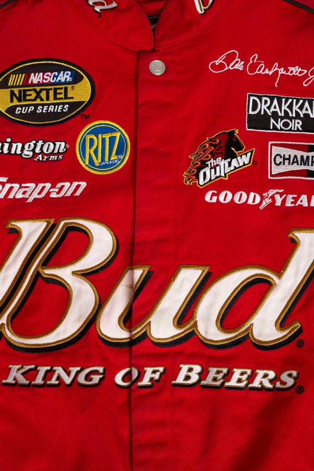 Urban Renewal Vintage One-of-a-Kind Budweiser Red NASCAR Jacket