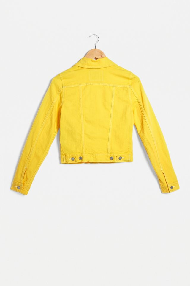 Urban Renewal One-Of-A-Kind – Enge Levi's-Jeansjacke in Gelb