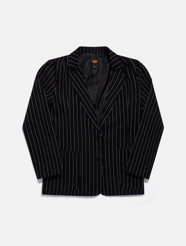 Blazer a Righe Sottili Nere Urban Outfitters Archive #4