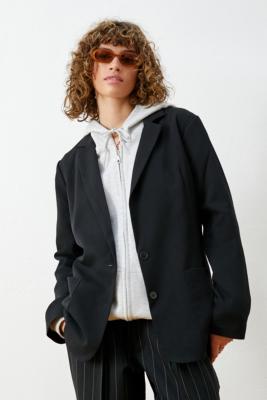 Urban Outfitters Archive Black Oversized Blazer - Black M at Urban Outfitters