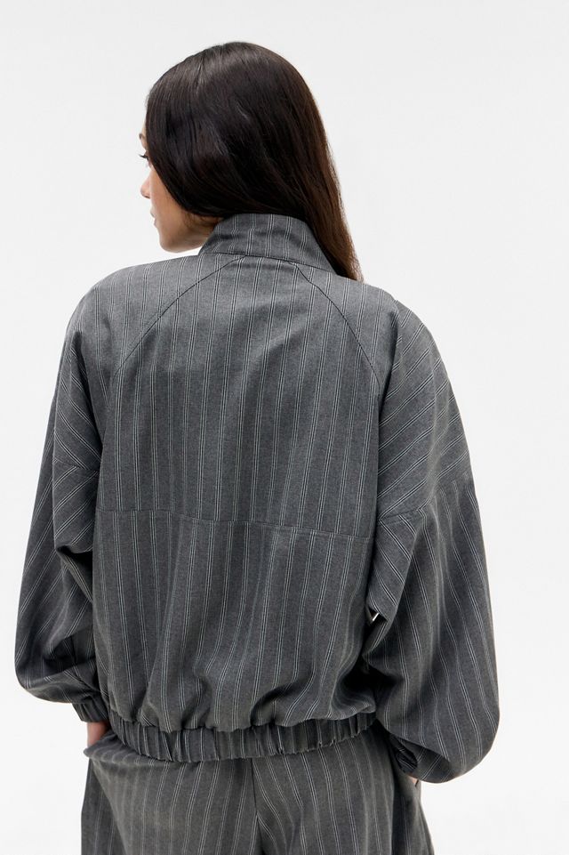 Archive At UO Pinstripe Quarter-Zip Jacket #3