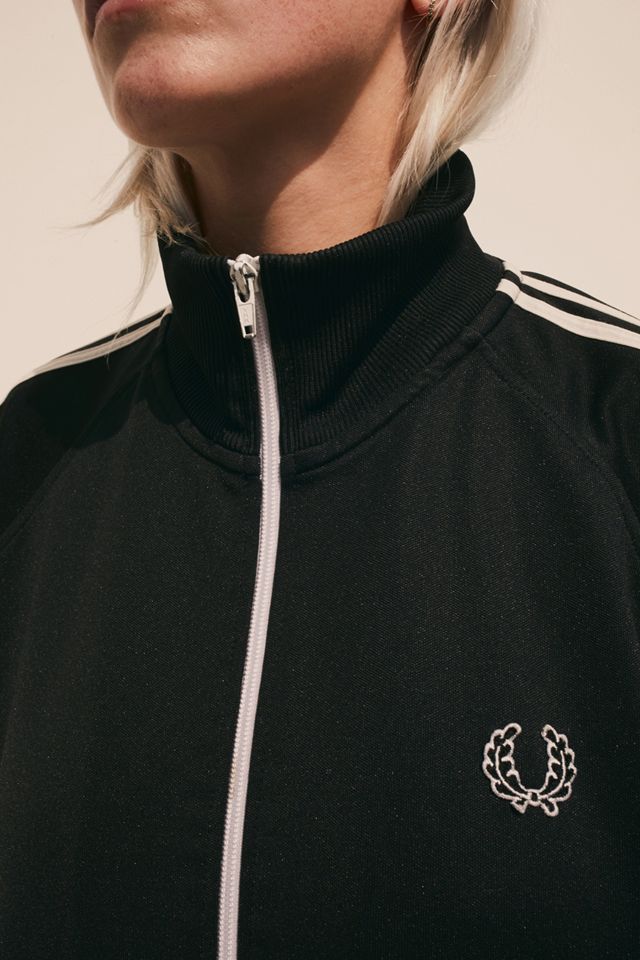 Urban Renewal Vintage Black Branded Track Top #2