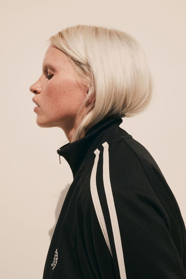 Urban Renewal Vintage Black Branded Track Top #4