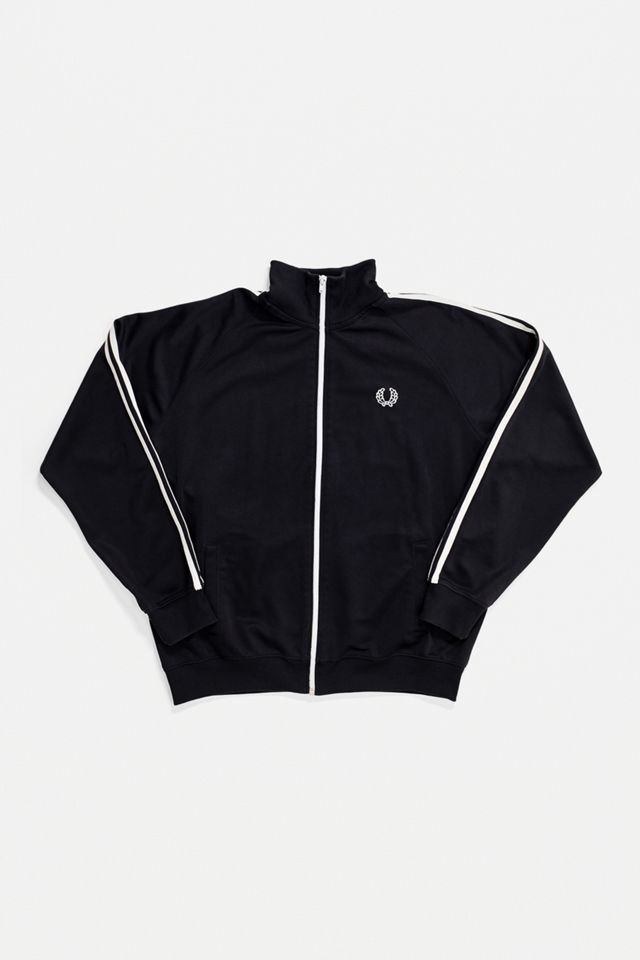 Urban Renewal Vintage Black Branded Track Top #6