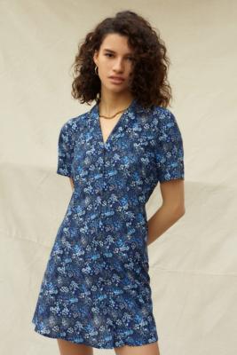 urban outfitters blue and green dress Camilla Dress main image 1