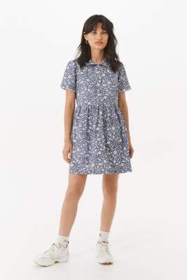 Urban Outfitters Archive Navy Floral Lottie Dress | Urban Outfitters UK