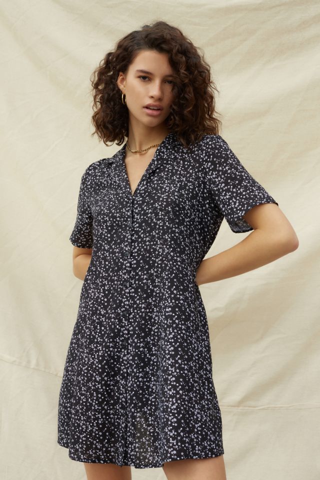 Urban outfitters store black floral dress