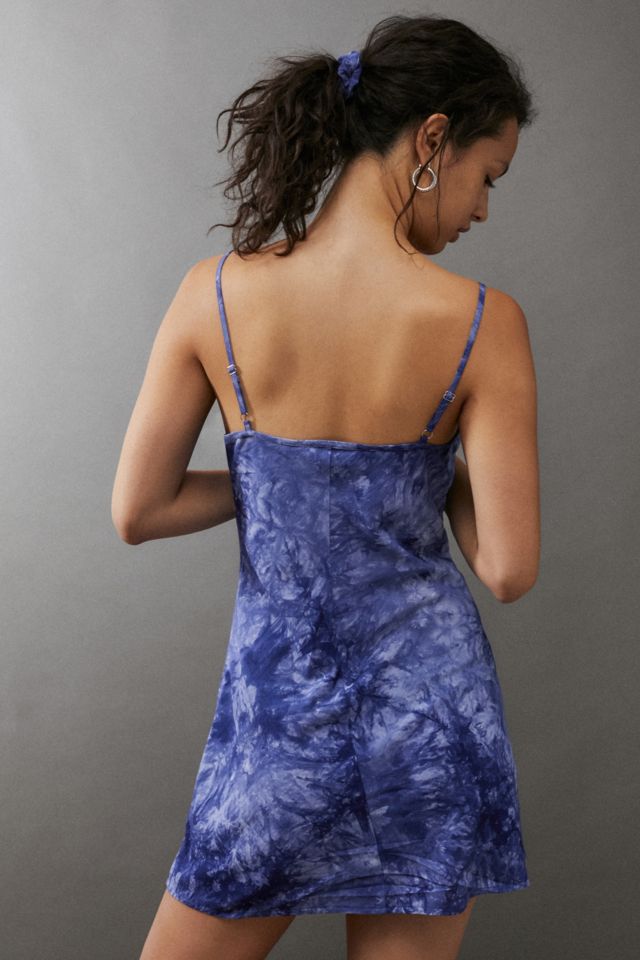 Urban Renewal Made From Remnants Navy Tie Dye Jessie Dress Urban