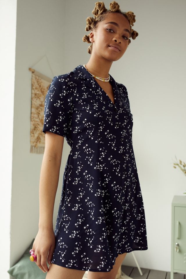 Navy tea outlet dress