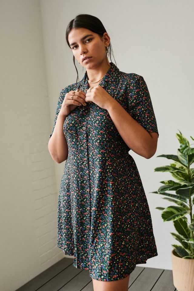 Urban outfitters black motif hot sale dress