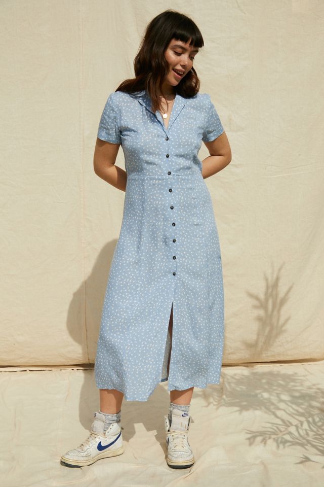 Light blue outlet tea dress