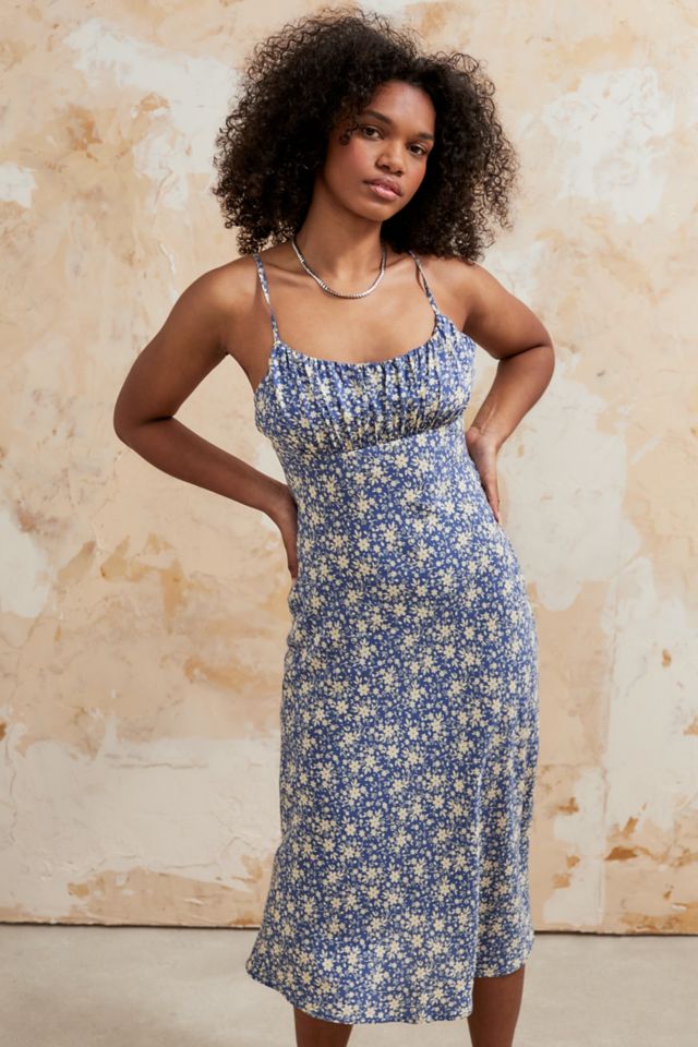 Urban outfitters 2025 blue floral dress