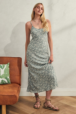 urban outfitters green floral wrap dress Signature Wrap Dress in Sage Blossom – Jennafer Grace