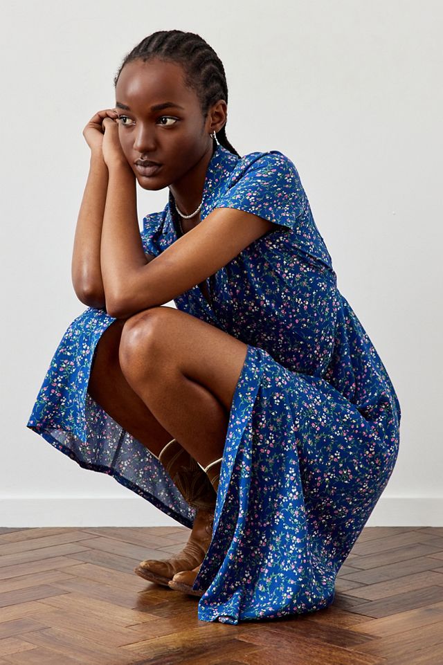 Archive At UO Ditsy Pippa Midi Dress  #1