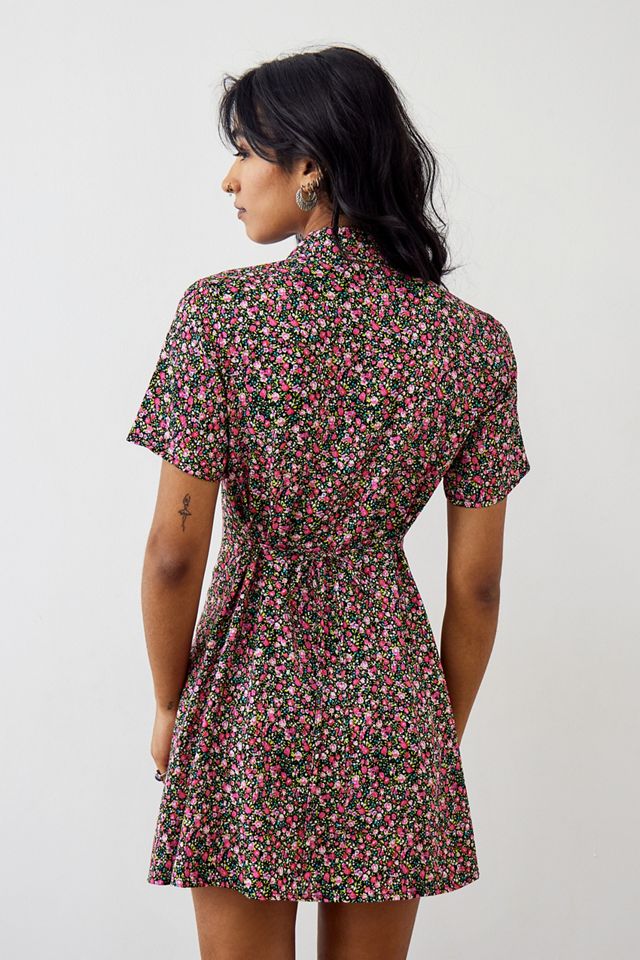 Archivio su UO Pink Mini Rose Tea Dress  #3