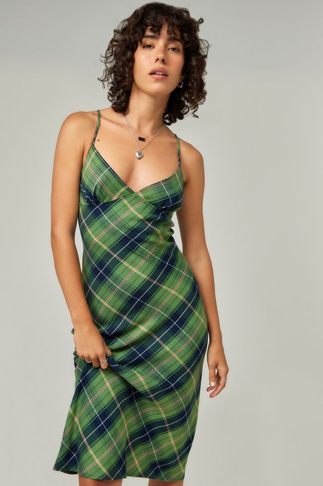 Archive At UO Danny Check Midi Dress #1