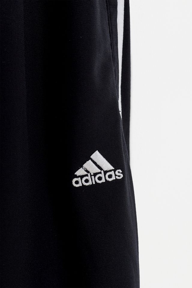 Urban Renewal One-Of-A-Kind adidas Black and White Popper Track Pants #1
