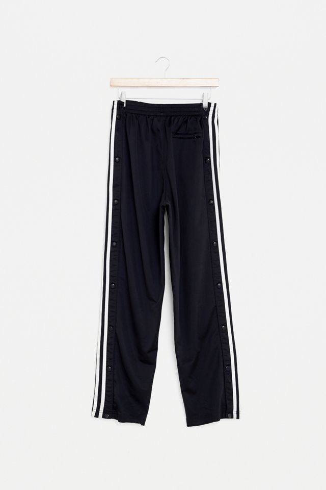 Urban Renewal One-Of-A-Kind adidas Black and White Popper Track Pants #2