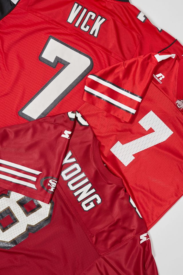 Urban Renewal Vintage Red Football NFL Jersey T-Shirt