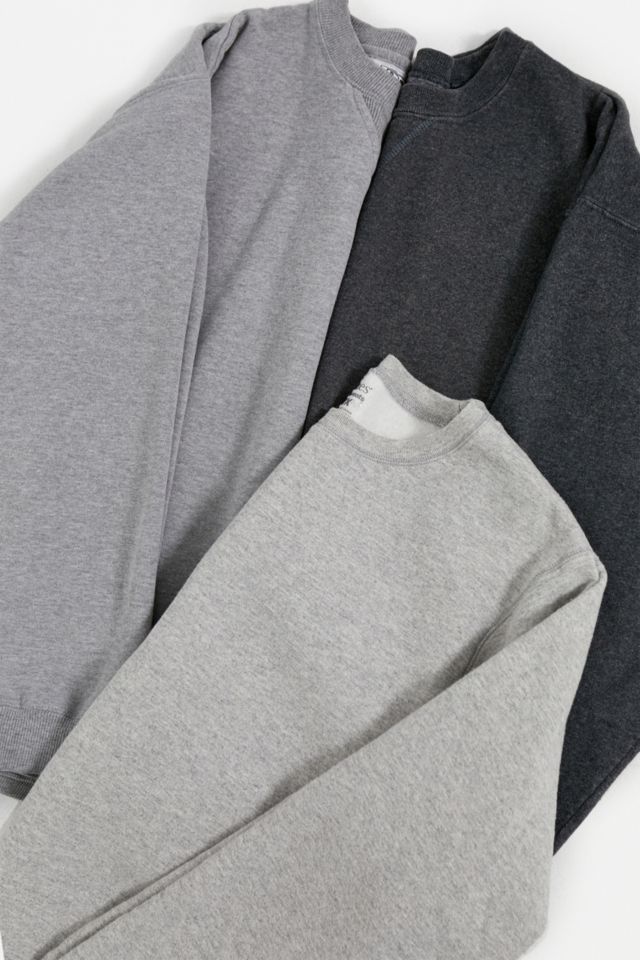Urban Renewal Vintage Plain Grey Sweatshirt | Urban Outfitters UK