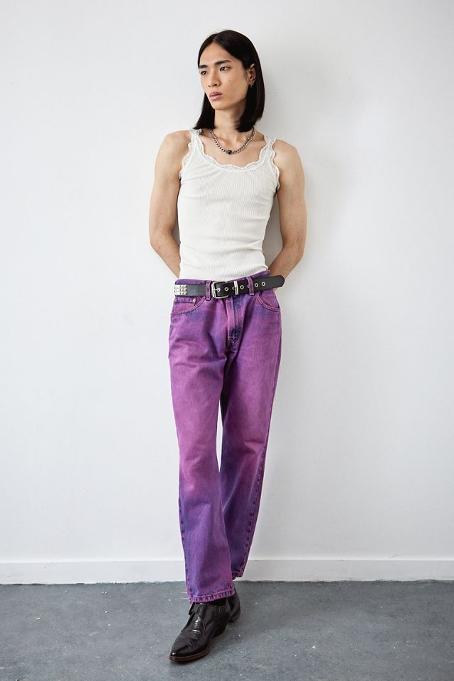 Urban Renewal Remade From Vintage Levi's Pink Tint Jeans  #2