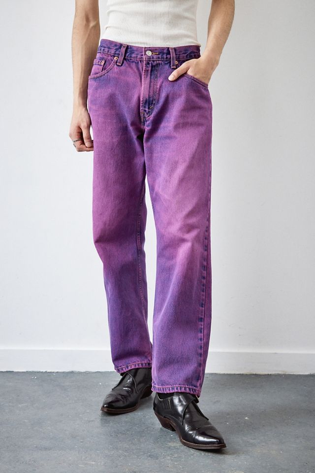 Urban Renewal Remade From Vintage Levi's Pink Tint Jeans  #3